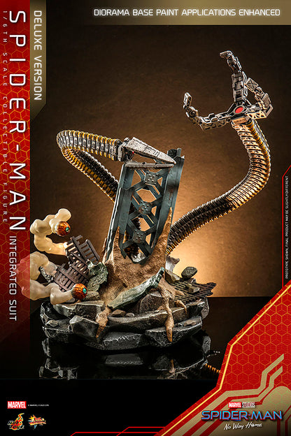 Hot Toys Spider-Man (Integrated Suit) Deluxe Edition "Spider-Man: No Way Home" | Hot Toys 1/6 Scale