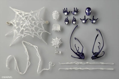 Revoltech Amazing Yamaguchi Marvel Comics NR147 Symbiote Suit Spider-Man (Black Ver.) Reissue | Kaiyodo