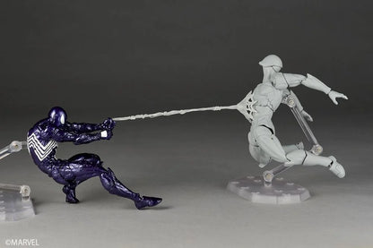 Revoltech Amazing Yamaguchi Marvel Comics NR106 Symbiote Suit Spider-Man (Purple Ver.) | Kaiyodo