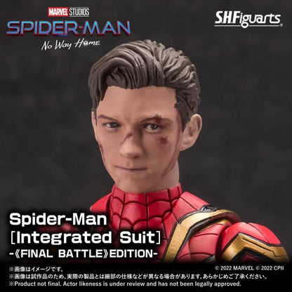 Figurine Spiderman Integrated Suit Final Battle S.H.Figuarts Bandai