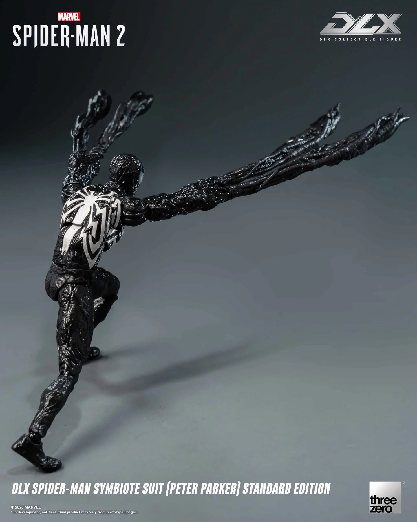 DLX Spider-Man Symbiote Suit (Peter Parker) Standard Edition "Marvel's Spider-Man 2" | Threezero