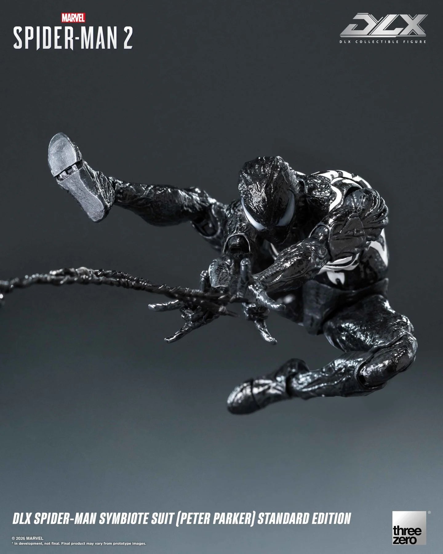 DLX Spider-Man Symbiote Suit (Peter Parker) Standard Edition "Marvel's Spider-Man 2" | Threezero