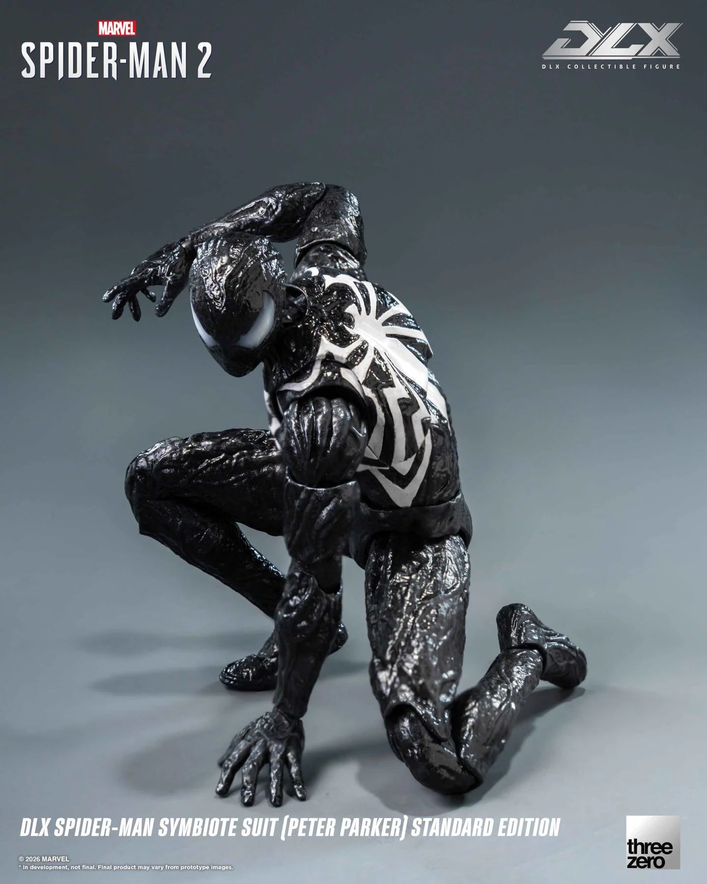 DLX Spider-Man Symbiote Suit (Peter Parker) Standard Edition "Marvel's Spider-Man 2" | Threezero