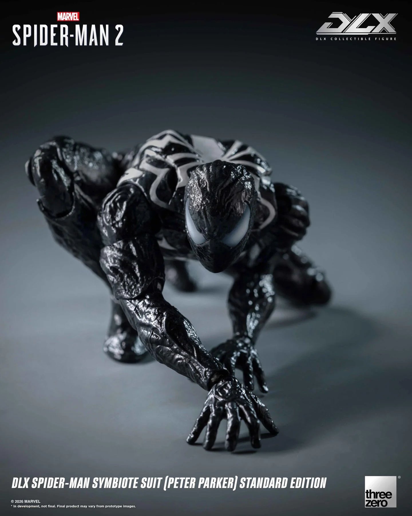 DLX Spider-Man Symbiote Suit (Peter Parker) Standard Edition "Marvel's Spider-Man 2" | Threezero