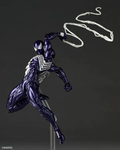 Revoltech Amazing Yamaguchi Marvel Comics NR106 Symbiote Suit Spider-Man (Purple Ver.) | Kaiyodo