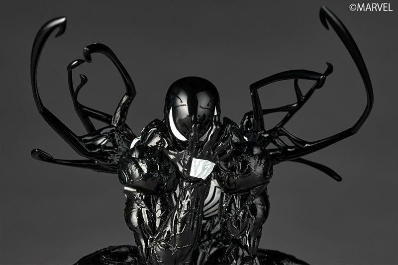 Revoltech Amazing Yamaguchi Marvel Comics NR147 Symbiote Suit Spider-Man (Black Ver.) Reissue | Kaiyodo