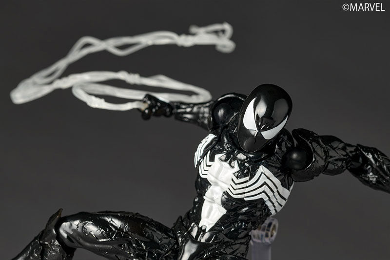 Revoltech Amazing Yamaguchi Marvel Comics NR147 Symbiote Suit Spider-Man (Black Ver.) Reissue | Kaiyodo