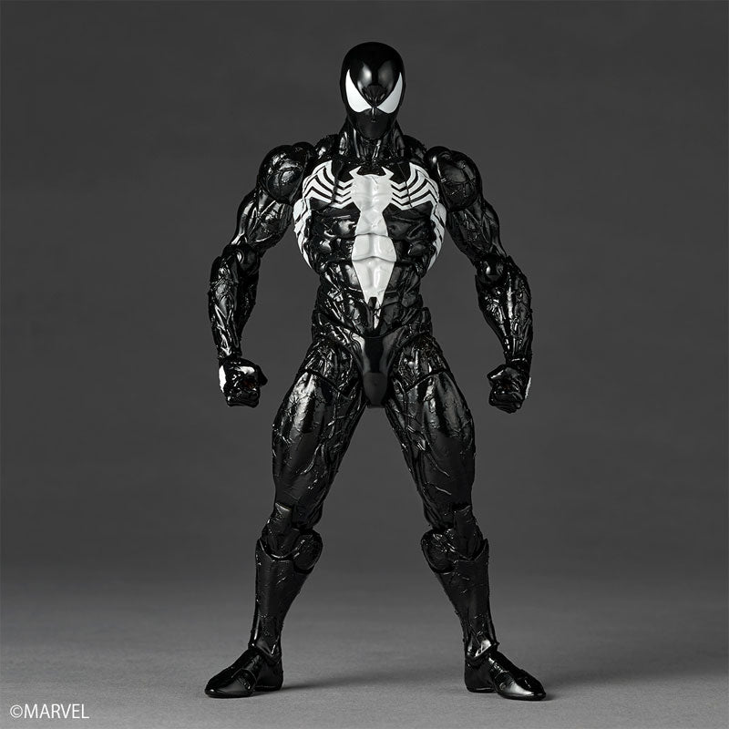 Revoltech Amazing Yamaguchi Marvel Comics NR147 Symbiote Suit Spider-Man (Black Ver.) Reissue | Kaiyodo