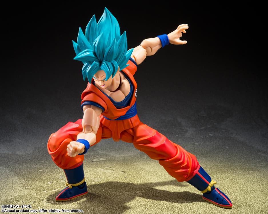 S.H.Figuarts Super Saiyan God Super Saiyan Goku (Blue Power Transcending Limits) "Dragon Ball Super" | Bandai Tamashii Nations