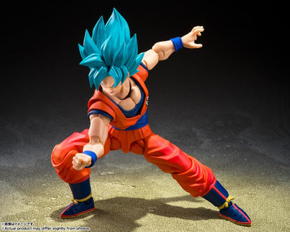 S.H.Figuarts Super Saiyan God Super Saiyan Goku (Blue Power Transcending Limits) "Dragon Ball Super" | Bandai Tamashii Nations