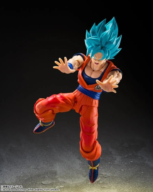 S.H.Figuarts Super Saiyan God Super Saiyan Goku (Blue Power Transcending Limits) "Dragon Ball Super" | Bandai Tamashii Nations