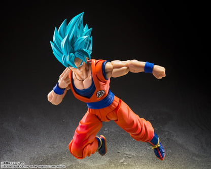 S.H.Figuarts Super Saiyan God Super Saiyan Goku (Blue Power Transcending Limits) "Dragon Ball Super" | Bandai Tamashii Nations