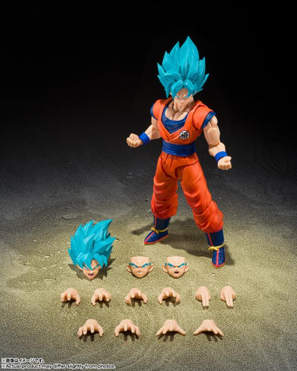 S.H.Figuarts Super Saiyan God Super Saiyan Goku (Blue Power Transcending Limits) "Dragon Ball Super" | Bandai Tamashii Nations