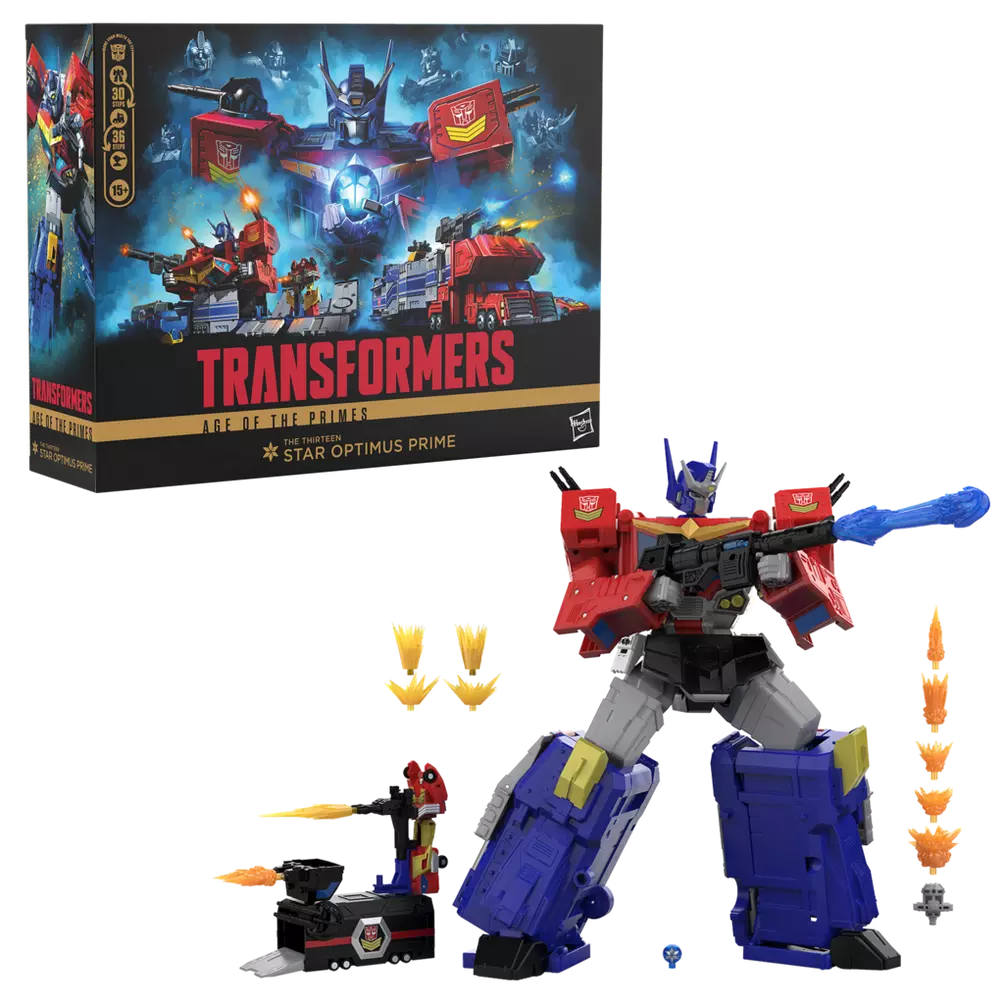 Pre Order Transformers Age of the Primes Titan Class The Thirteen Star Optimus Prime (Star Convoy)