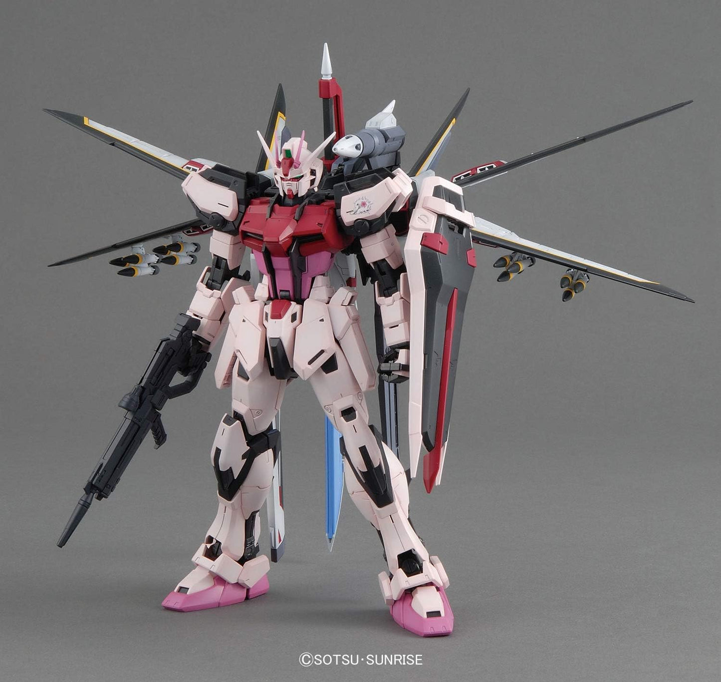 MG MBF-02+EW454F Strike Rouge + Ootori Equipment Ver RM "Gundam Seed" - Bandai Hobby 1/100 Scale Master Grade Model Kit