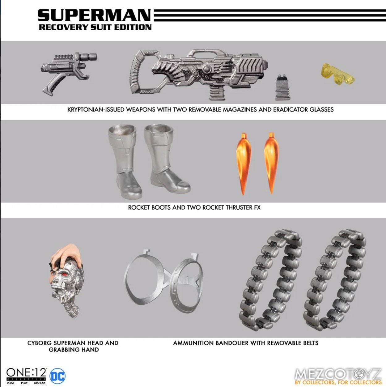 Superman Recovery Suit Edition weapons