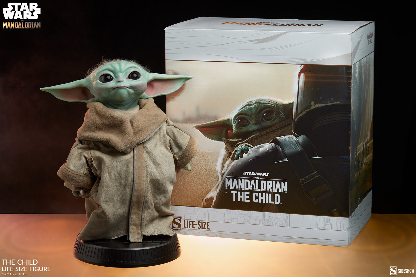 Sideshow Life-Size Figure The Child (Grogu) "Star Wars: The Mandalorian" | Sideshow Collectibles 1/1 Scale