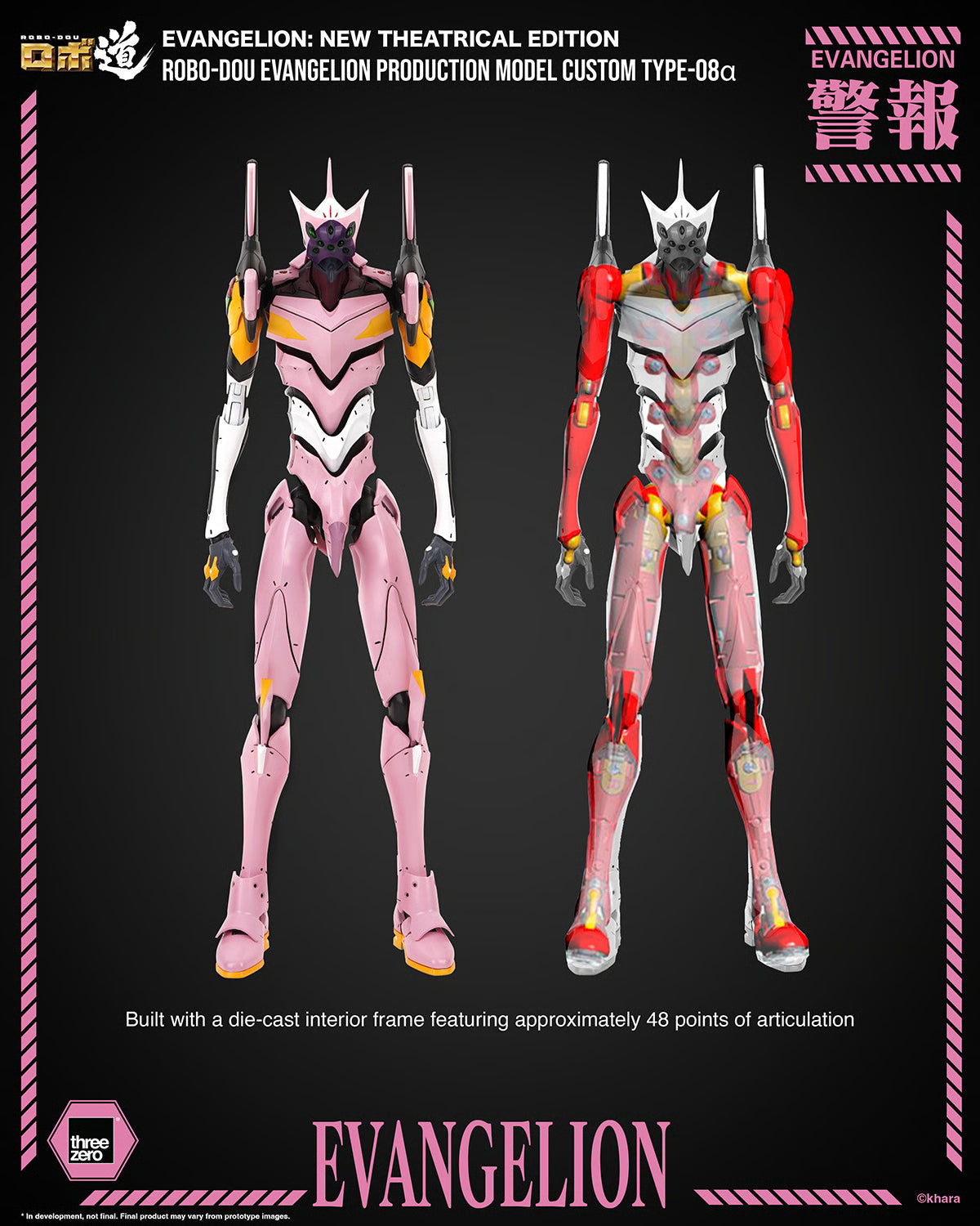 Robo-Dou Evangelion Production Model Custom Type-08α "Evangelion: New Theatrical Edition" | Threezero