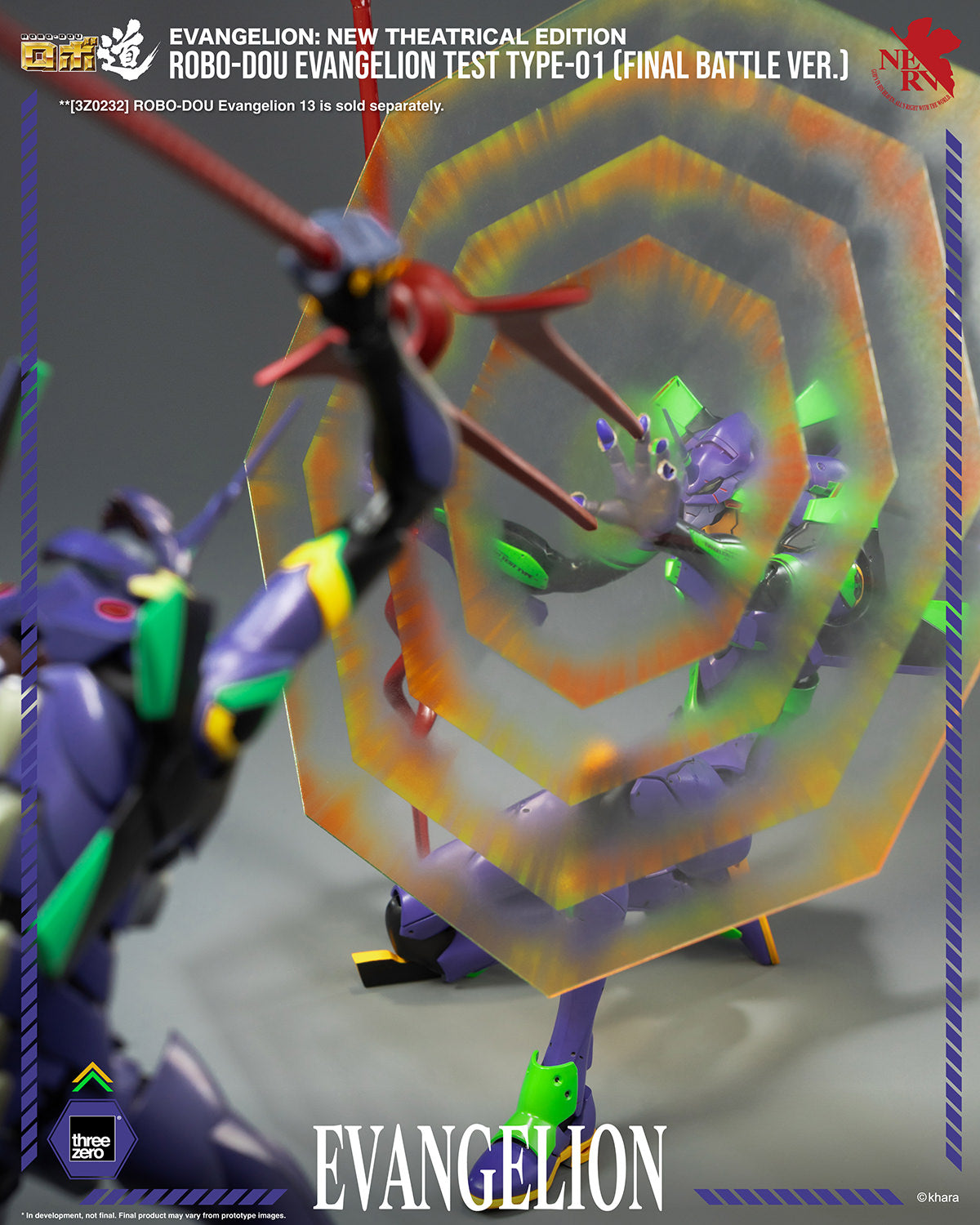 Robo-Dou Evangelion Test Type-01 (Final Battle Ver.) "Evangelion:3.0+1.01" | Threezero