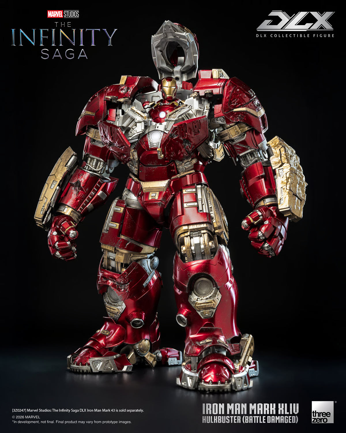 DLX Iron Man Mark 44 Hulkbuster (Battle Damaged) "Avengers: Age of Ultron" | Threezero