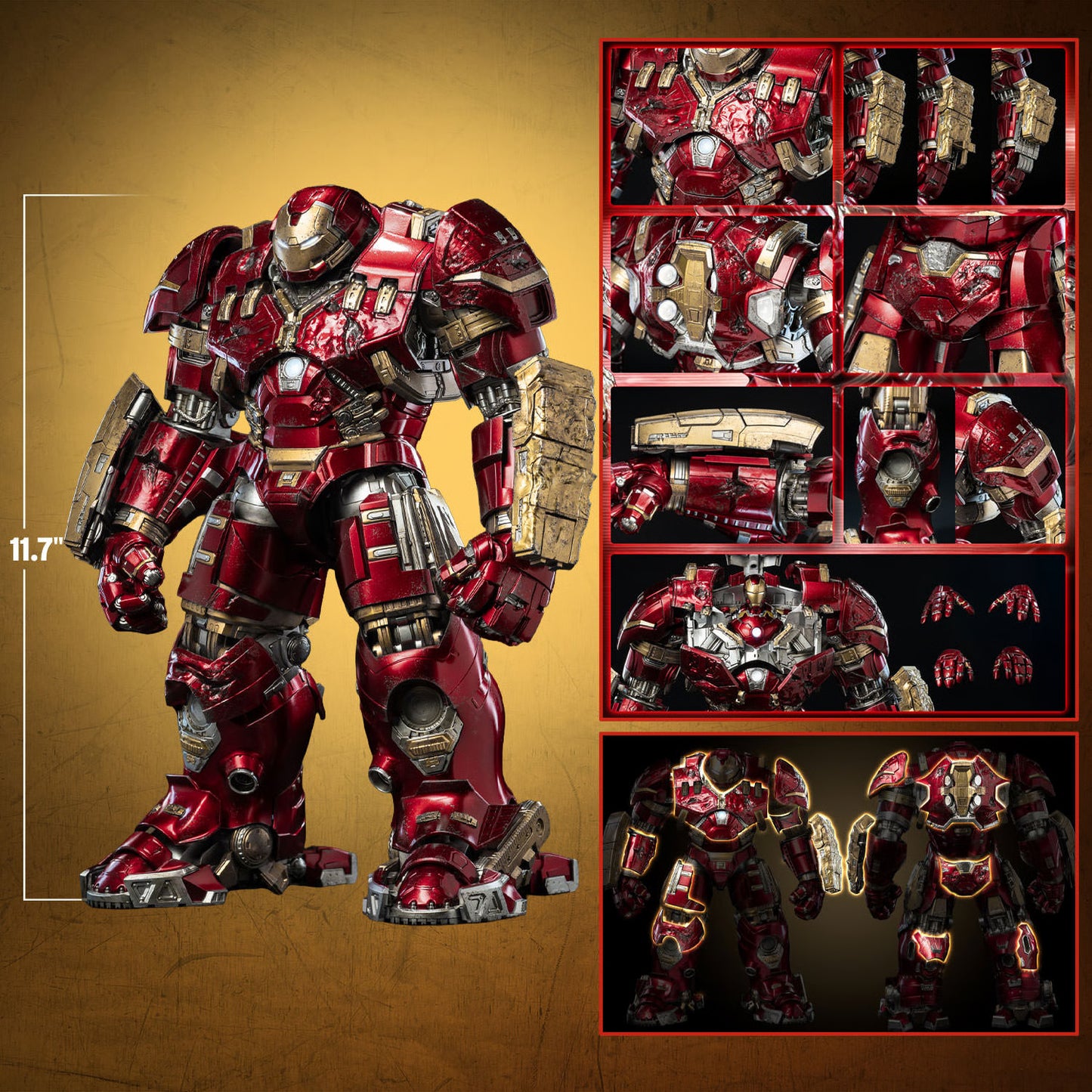 DLX Iron Man Mark 44 Hulkbuster (Battle Damaged) "Avengers: Age of Ultron" | Threezero