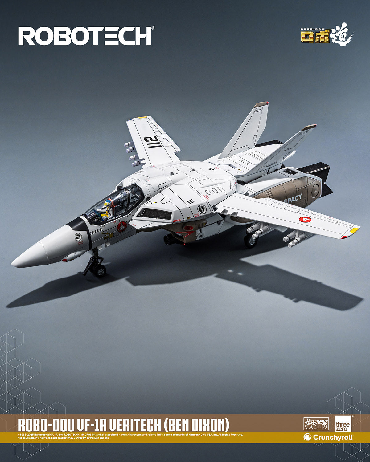 ROBO-DOU VF-1A Veritech (Ben Dixon) "Robotech" | Threezero