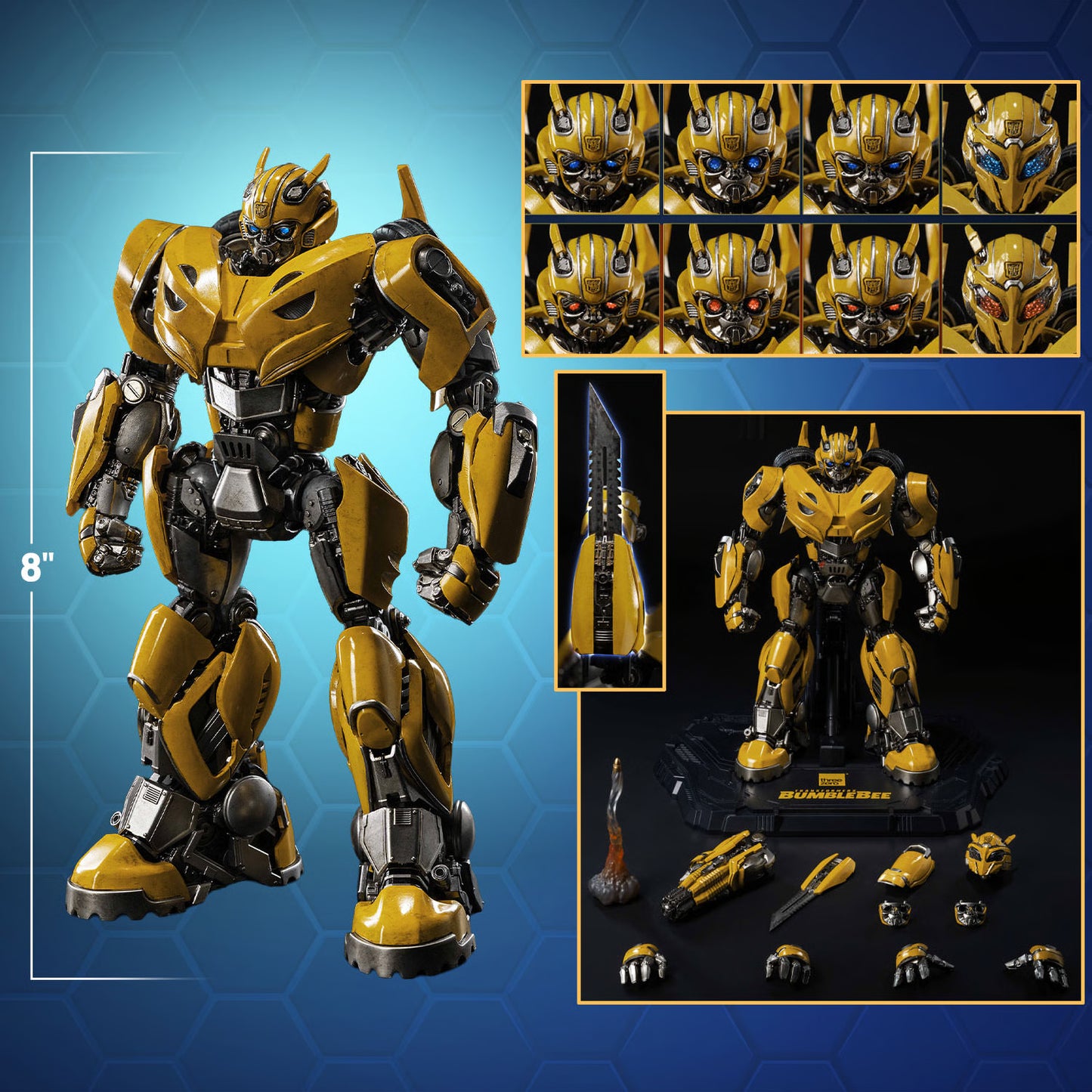 Transformers DLX Bumblebee (Cybertron Mode) "Transformers: Bumblebee" | Threezero