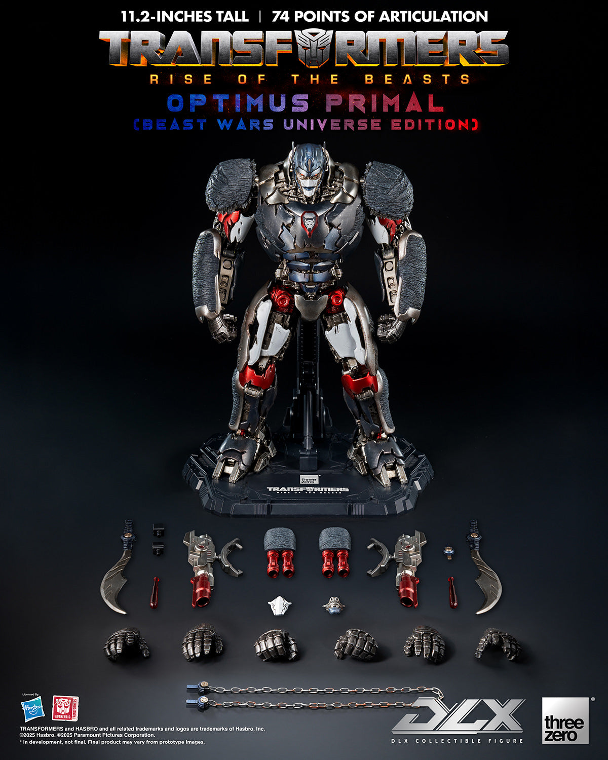 DLX Optimus Primal (Beast Wars Universe Edition) "Transformers: Rise of the Beast" | Threezero