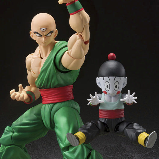 Tien and Chiaotzu Premium Bandai Exclusive Set "Dragon Ball Z" - Tamashii Nations S.H.Figuarts