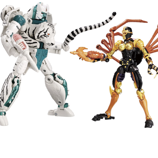 Transformers: Beast Wars BWVS-04 Tigatron vs. Blackarachnia (Premium Finish) Two-Pack