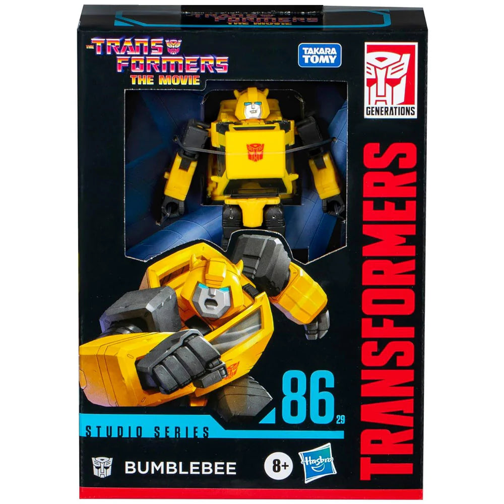The Transformers: The Movie Studio Series 86-29 Deluxe Bumblebee box art