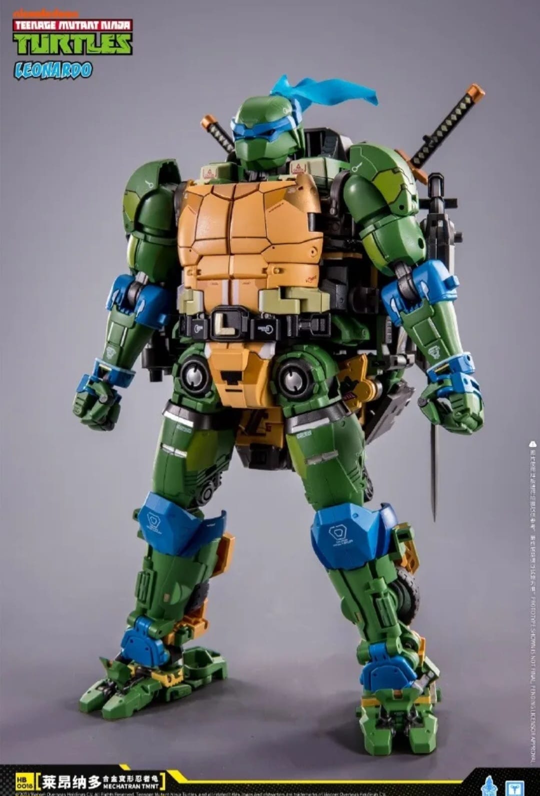 Leonardo MechaTran HB0018 Transforming Action Figure "Teenage Mutant Ninja Turtles" - HeatBoys