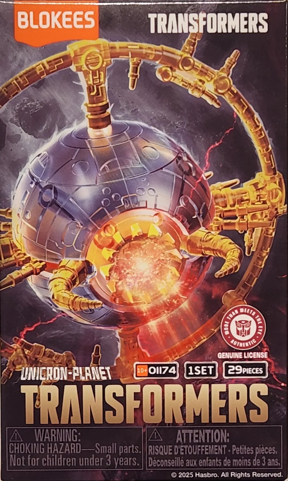 Transformers Blokees Exclusive Unicron Planet Transparent Limted "Transformers" | Blokees