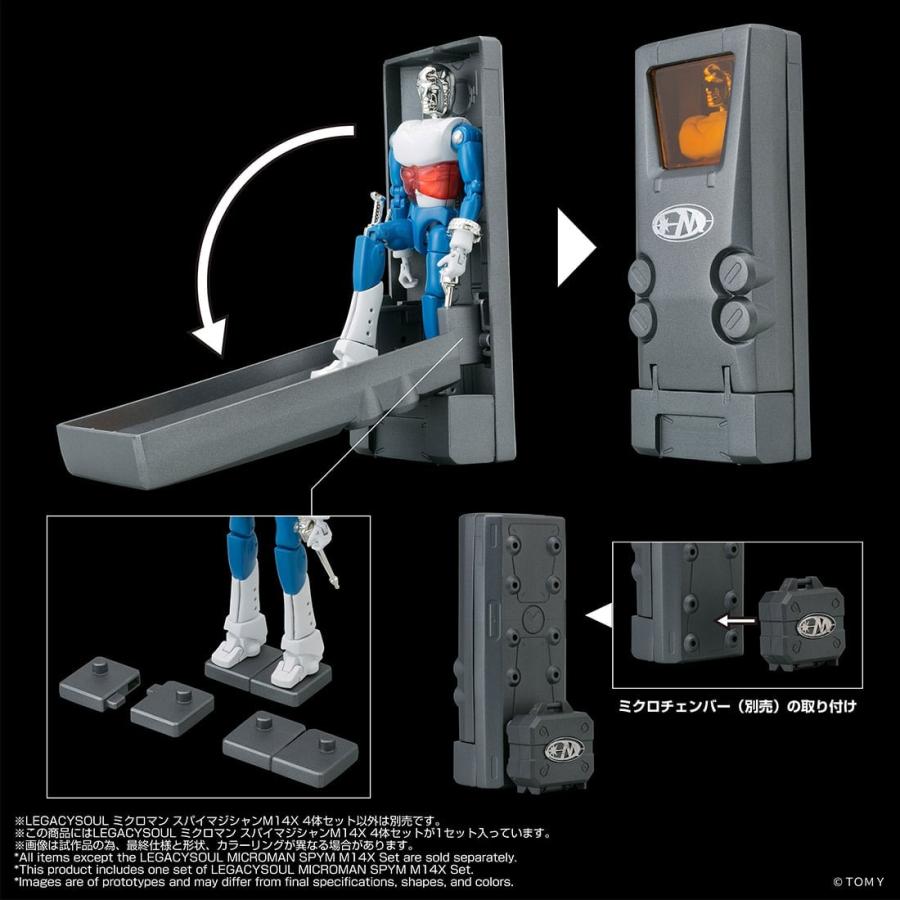 LegacySoul Microman SPYM M14X set - official product picture 7
