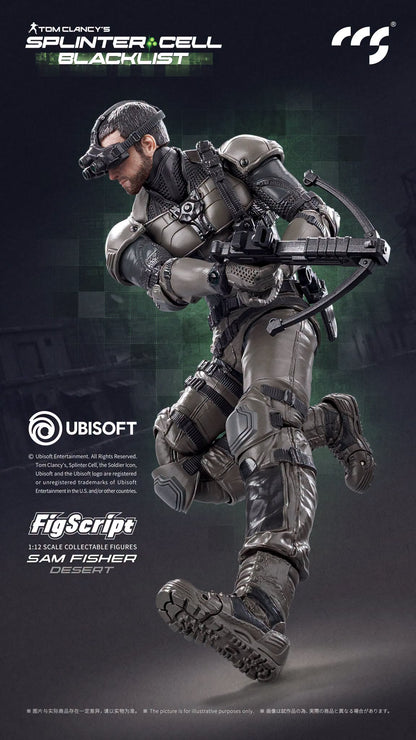 CCSTOYS FigScript Sam Fisher Desert Splinter Cell Blacklist view 3