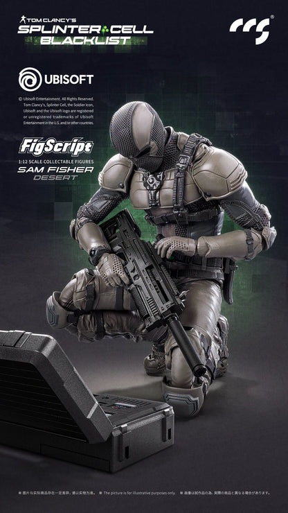 CCSTOYS FigScript Sam Fisher Desert Splinter Cell Blacklist view 6