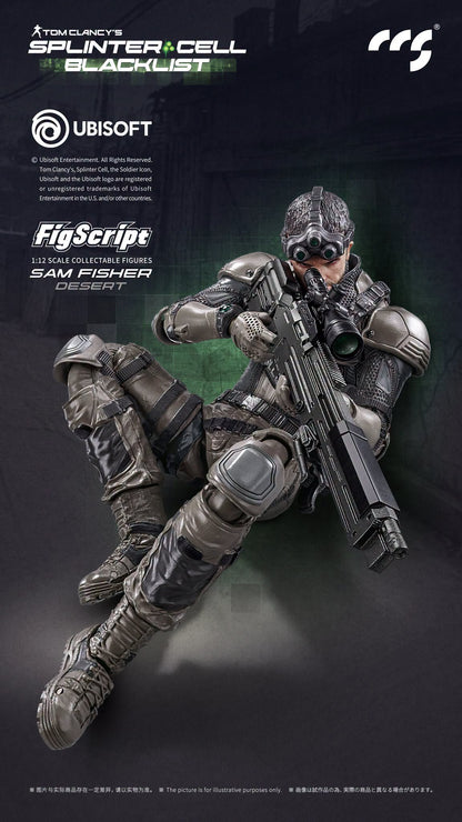 CCSTOYS FigScript Sam Fisher Desert Splinter Cell Blacklist view 5
