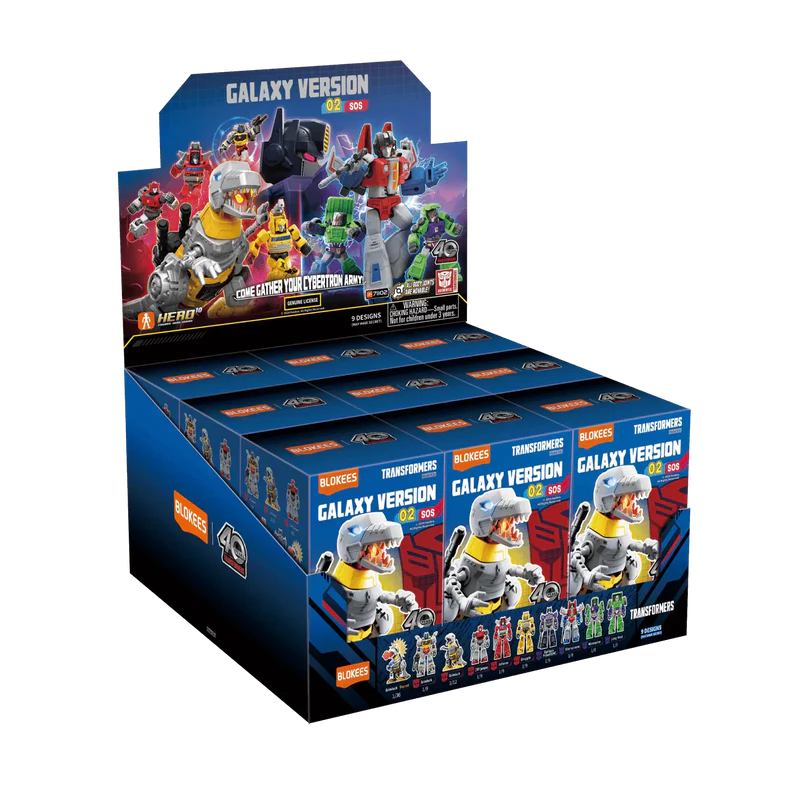 Transformers Blokees Galaxy Version 02 Set of 9 Model Kits