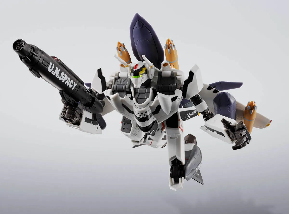 Macross HI-METAL R VF-0S Phoenix (Roy Focker Use) + QF-2200D-B Ghost | Bandai Tamashii Nations
