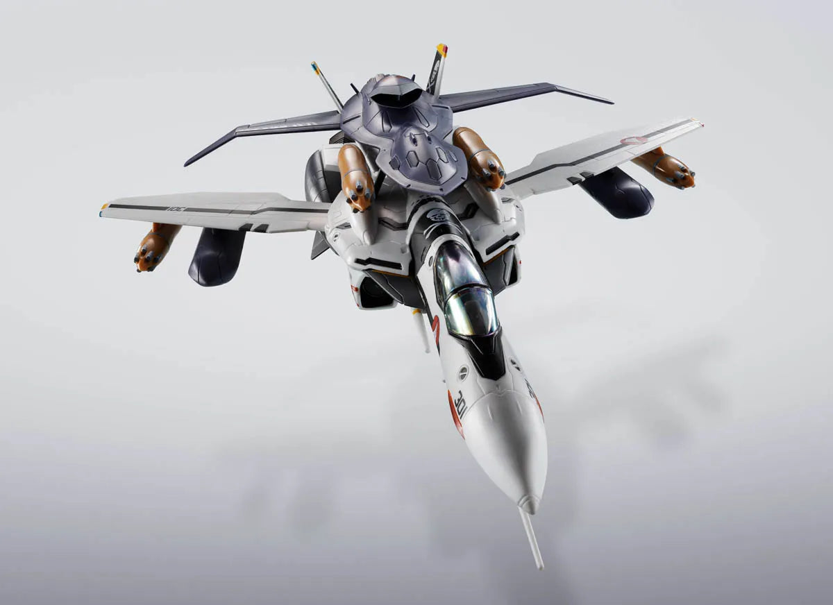 Macross HI-METAL R VF-0S Phoenix (Roy Focker Use) + QF-2200D-B Ghost | Bandai Tamashii Nations
