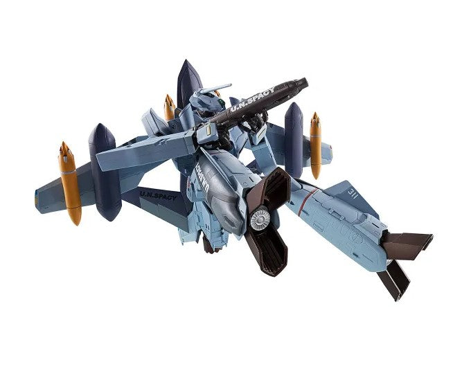 VF-0A Phoenix (Shin Kudo use) + QF-2200D-B Ghost "Macross Zero" - Tamashii Nations Hi-Metal R