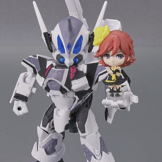 VF-31F Siegfried with Kaname Buccaneer "Macross Delta" - Bandai Tiny Session
