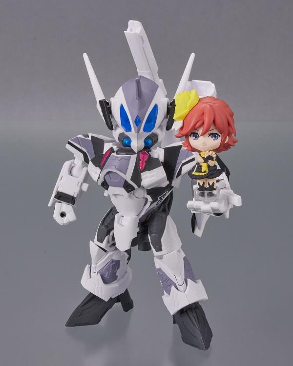 VF-31F Siegfried with Kaname Buccaneer "Macross Delta" - Bandai Tiny Session
