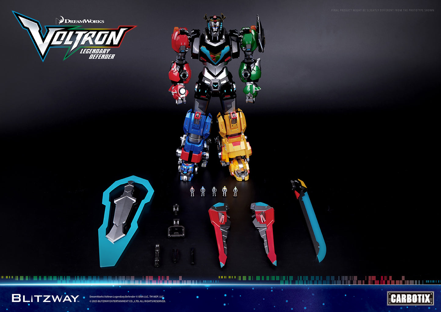 Blitzway Carbotix Voltron Legendary Defender (Regular Edition) | Blitzway (limited bonus)