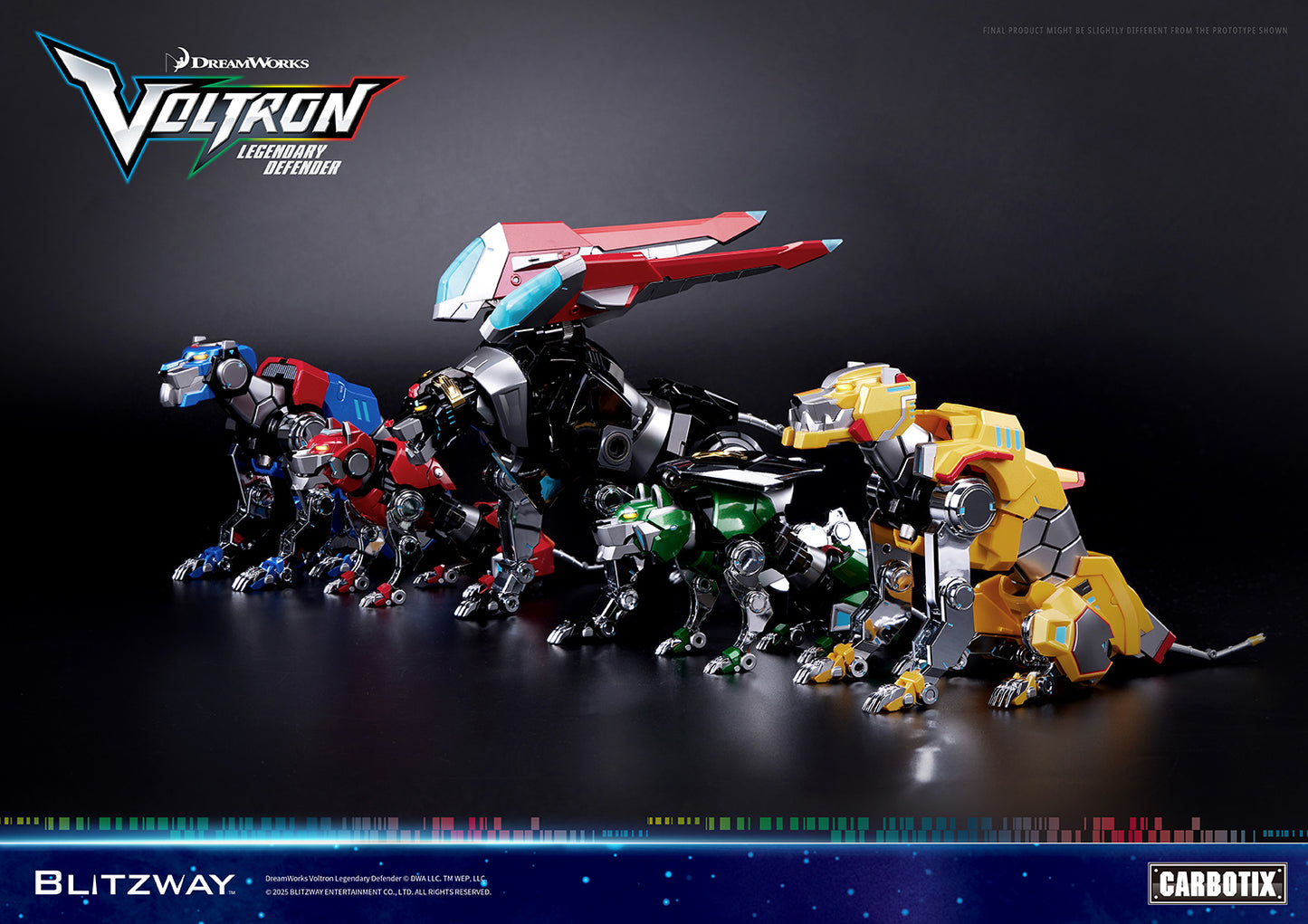 Blitzway Carbotix Voltron Legendary Defender (Regular Edition) | Blitzway (limited bonus)