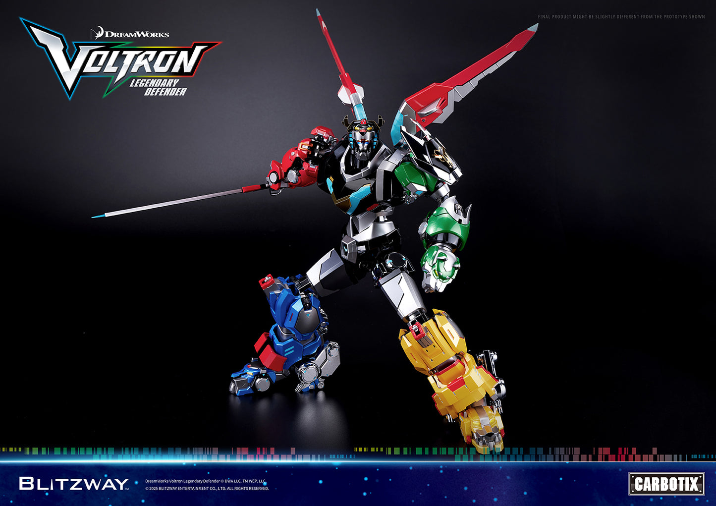 Blitzway Carbotix Voltron Legendary Defender (Regular Edition) | Blitzway (limited bonus)