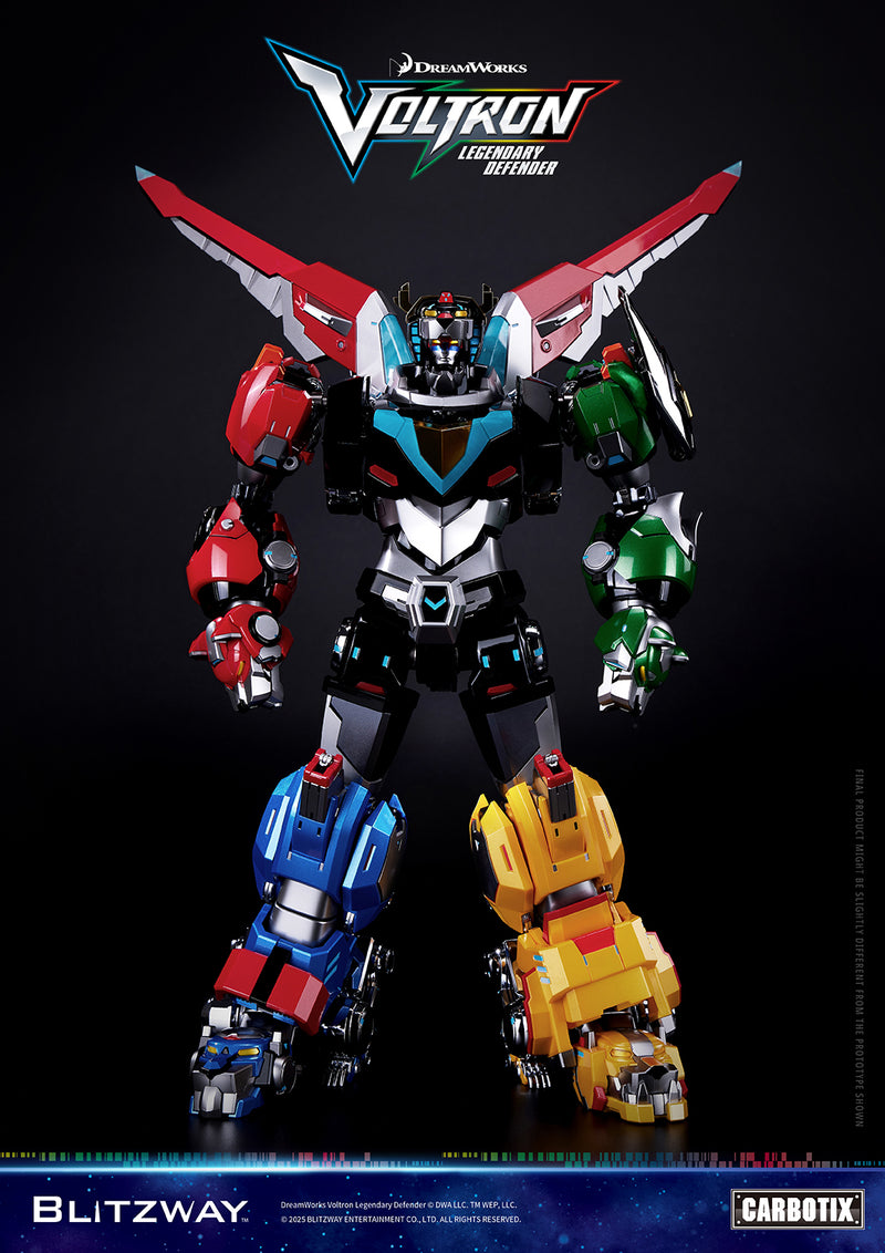 Blitzway Carbotix Voltron Legendary Defender (Regular Edition) w/ Limited Bonus Weapons (2nd Batch) | Blitzway