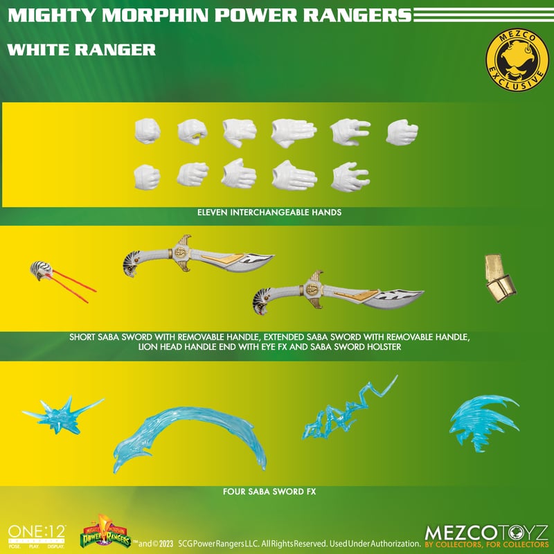 Mezco Toyz One:12 Collective Mighty Morphin' Power Rangers - White Ranger Exclusive