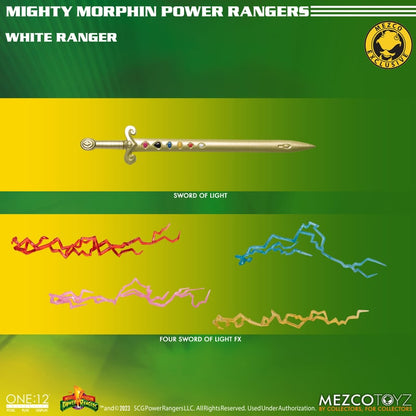 Mezco Toyz One:12 Collective Mighty Morphin' Power Rangers - White Ranger Exclusive