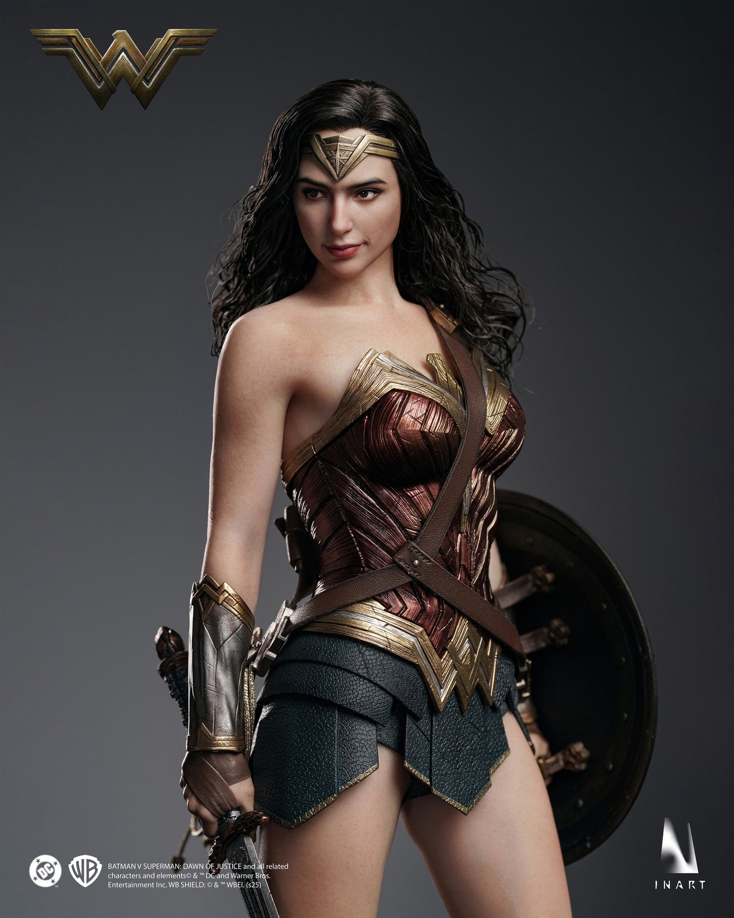 Pre Order Batman V Superman: Dawn of Justice Wonder Woman - InArt 1/6 Scale Figure